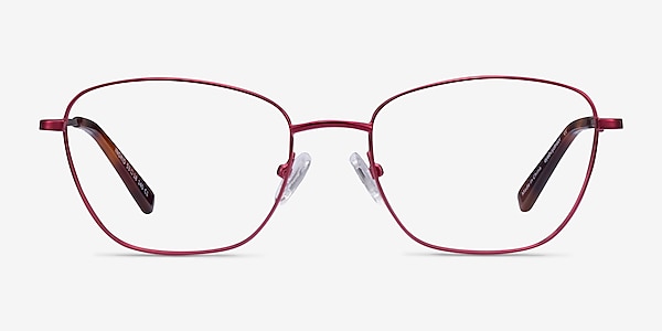 Ingrid Rouge Métal Montures de lunettes de vue