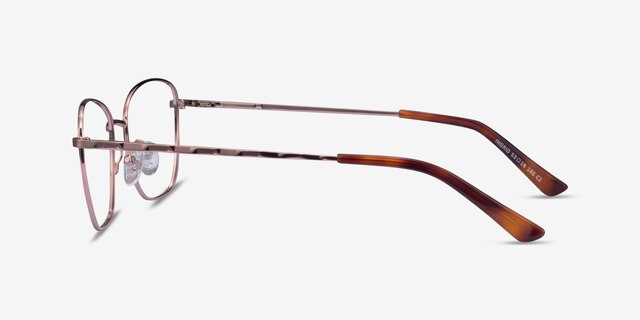Ingrid Rose Gold MetalEyeglass Frames from EyeBuyDirect, Side View
