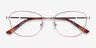 Ingrid Rose Gold MetalEyeglass Frames from EyeBuyDirect, Closed View