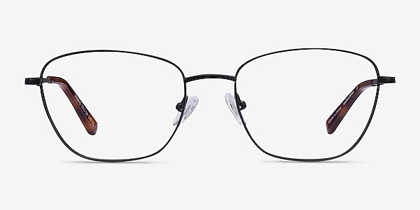 Ingrid Shiny Black Métal Montures de lunettes de vue