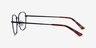 Ingrid Shiny Black MetalEyeglass Frames from EyeBuyDirect, Side View