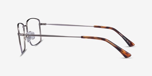 Marley Gunmetal MetalEyeglass Frames from EyeBuyDirect, Side View