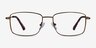 Marley Bronze MetalEyeglass Frames from EyeBuyDirect, Front View