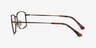 Marley Bronze MetalEyeglass Frames from EyeBuyDirect, Side View