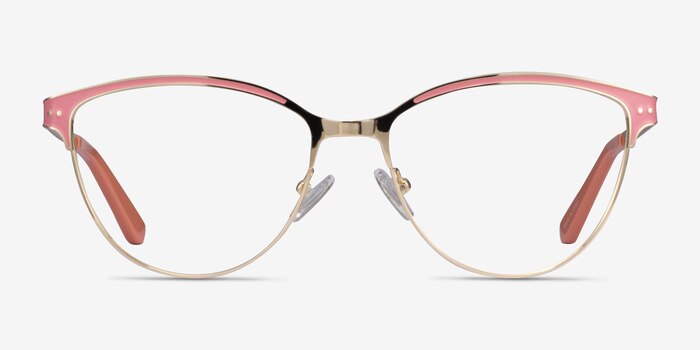 Rosa Gold Pink Metal Eyeglass Frames from EyeBuyDirect
