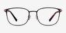 River Black Rose Gold Acetate-metalEyeglass Frames from EyeBuyDirect, Front View