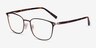 River Black Rose Gold Acetate-metalEyeglass Frames from EyeBuyDirect, Angle View