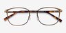 River Bronze & Gold Acetate-metalMontures de lunettes de vue d'EyeBuyDirect, Vue Rapprochée