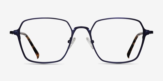 Holden Blue MetalEyeglass Frames from EyeBuyDirect, Front View