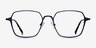 Holden Blue MetalEyeglass Frames from EyeBuyDirect, Front View