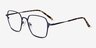 Holden Blue MetalEyeglass Frames from EyeBuyDirect, Angle View
