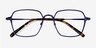 Holden Blue MetalEyeglass Frames from EyeBuyDirect, Closed View