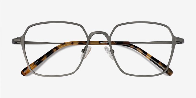 Holden Gunmetal MetalEyeglass Frames from EyeBuyDirect, Closed View