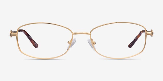Maggie Gold MetalEyeglass Frames from EyeBuyDirect, Front View