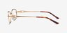 Maggie Gold MetalEyeglass Frames from EyeBuyDirect, Side View