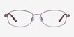 Maggie Purple MetalEyeglass Frames from EyeBuyDirect, Front View