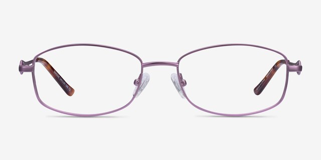 Maggie Purple MetalEyeglass Frames from EyeBuyDirect, Front View