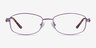 Maggie Purple MetalEyeglass Frames from EyeBuyDirect, Front View