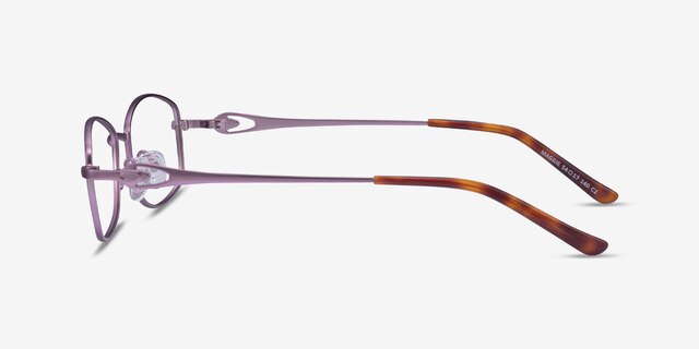 Maggie Purple MetalEyeglass Frames from EyeBuyDirect, Side View