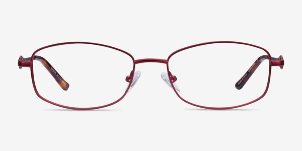 Maggie Burgundy Métal Montures de lunettes de vue
