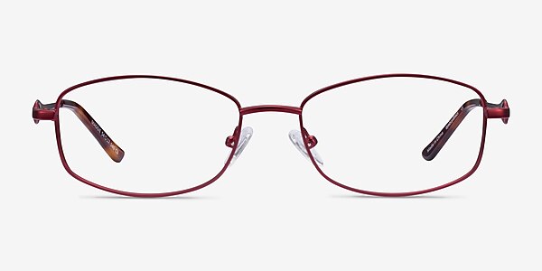 Maggie Burgundy Metal Eyeglass Frames