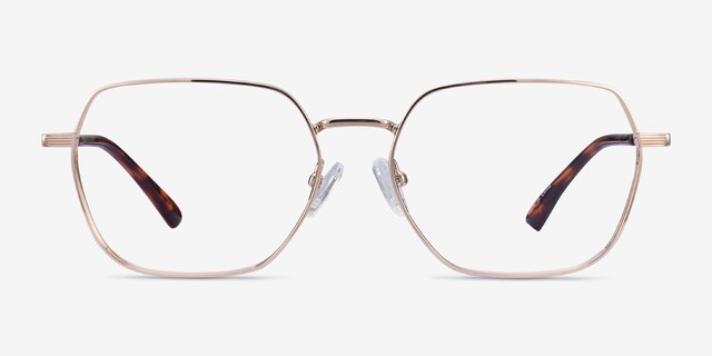 Marlow Gold MetalEyeglass Frames from EyeBuyDirect, Front View