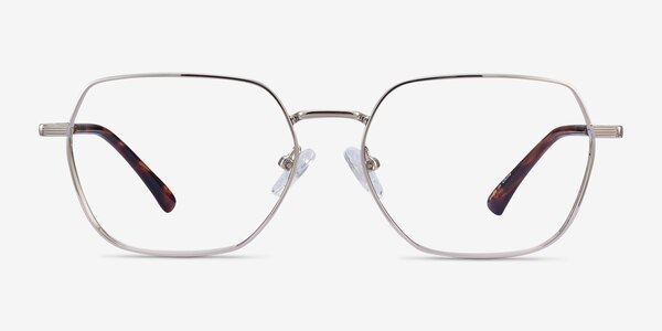 Marlow Silver Metal Eyeglass Frames