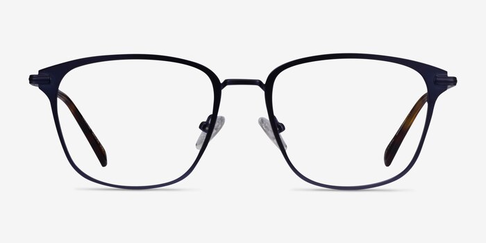 Karter Navy Metal Eyeglass Frames from EyeBuyDirect