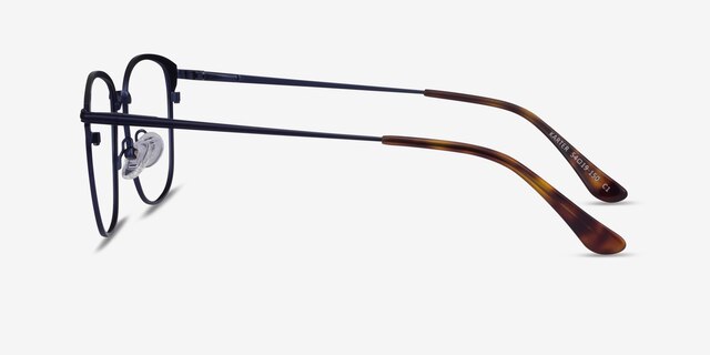 Karter Navy MetalEyeglass Frames from EyeBuyDirect, Side View