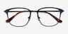 Karter Navy MetalEyeglass Frames from EyeBuyDirect, Closed View