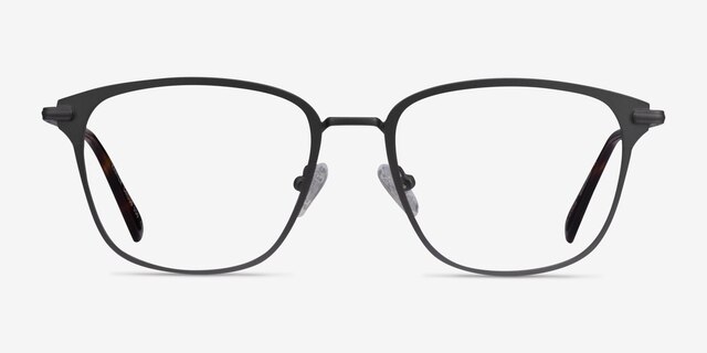 Karter Gray MetalEyeglass Frames from EyeBuyDirect, Front View