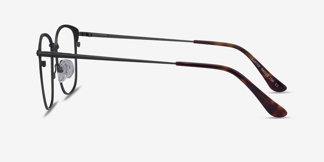 Karter Gray MetalEyeglass Frames from EyeBuyDirect, Side View