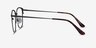 Karter Gray MetalEyeglass Frames from EyeBuyDirect, Side View