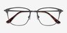 Karter Gray MetalEyeglass Frames from EyeBuyDirect, Closed View