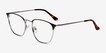 Codex Black Silver MetalEyeglass Frames from EyeBuyDirect, Angle View