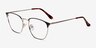 Codex Black Gold MetalEyeglass Frames from EyeBuyDirect, Angle View