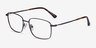 Costin Dark Gunmetal MetalEyeglass Frames from EyeBuyDirect, Angle View
