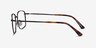 Costin Dark Gunmetal MetalEyeglass Frames from EyeBuyDirect, Side View