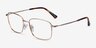 Costin Gold MetalEyeglass Frames from EyeBuyDirect, Angle View