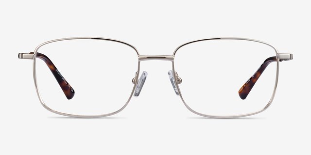 Costin Silver MetalEyeglass Frames from EyeBuyDirect, Front View