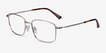 Costin Silver MetalEyeglass Frames from EyeBuyDirect, Angle View