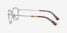 Costin Silver MetalEyeglass Frames from EyeBuyDirect, Side View