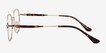 Index Gold Tortoise MetalEyeglass Frames from EyeBuyDirect, Side View