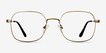 Index Bronze Tortoise MetalEyeglass Frames from EyeBuyDirect, Front View