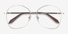 Bridget Gold MetalEyeglass Frames from EyeBuyDirect, Closed View