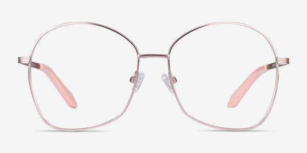 Bridget Pink Metal Eyeglass Frames