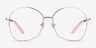 Bridget Pink MetalEyeglass Frames from EyeBuyDirect, Front View