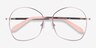 Bridget Pink MetalEyeglass Frames from EyeBuyDirect, Closed View