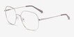 Reality Gold MetalEyeglass Frames from EyeBuyDirect, Angle View