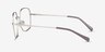 Reality Gold MetalEyeglass Frames from EyeBuyDirect, Side View